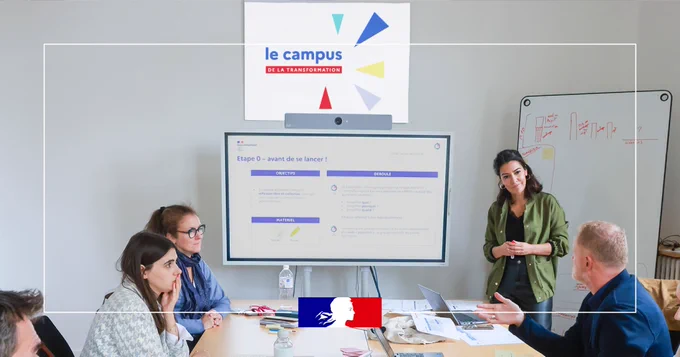 Photo d'une formation du Campus de la transformation