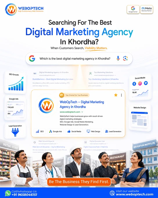 WEBOPTECH - Best Digital Marketing Agency in Khordha