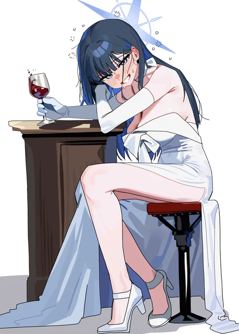 Drunken dress joumae saori fanart