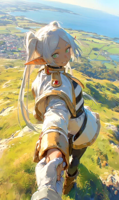 SFW illustration. Made with Nijijourneysfw