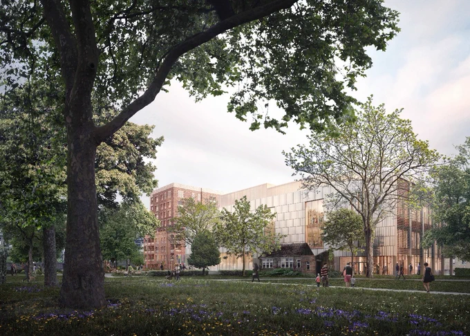 Artist impression of St George's Leisure Centre