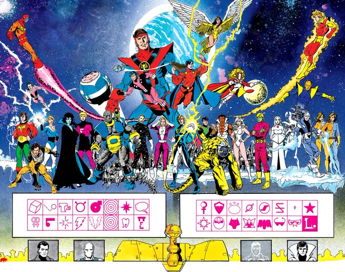 Legion of Super Heroes by George Pérez
