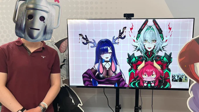 The M&G at the Future Legends booth at DoKomi, with Synical and Zen