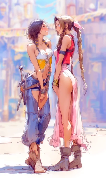SFW illustration. Made with Nijijourney