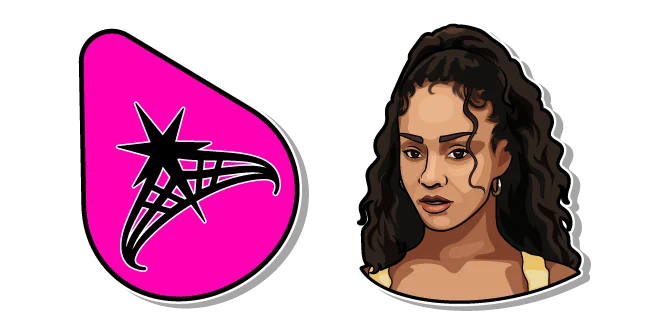 KATSEYE Manon Bannerman and her Stellar Tiara Charm Cursor