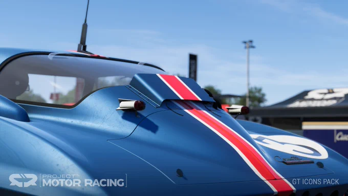 Chevrolet Corvette Grand Sport as rendered in the sim Project Motor Racing 