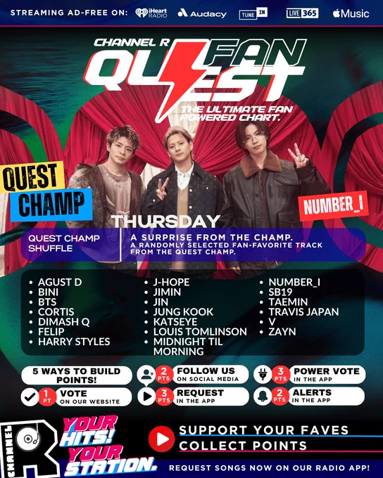 Fan Quest Quest Champ Shuffle — Number_i