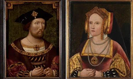 These contemporaneous portraits of Henry VIII and Catherine of Aragon can be seen next to each other in Room 1 of the National Portrait Gallery. (Photo credit:: National Portrait Gallery)