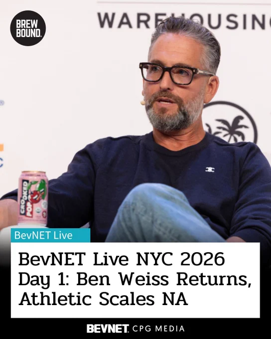 BevNET Live Day 1 Recap: Why Ben Weiss is Back in Bev-Alc; Athletic’s Bill Shufelt on Disrupting at Scale