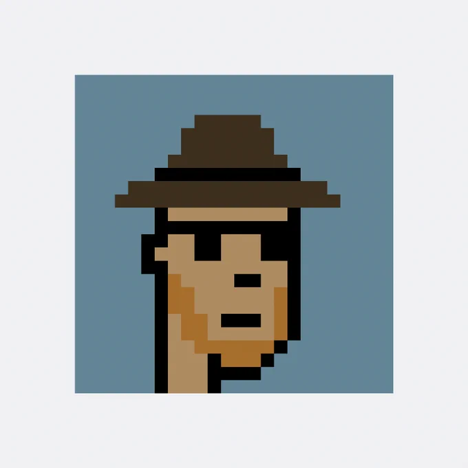 Grid of 0x9582…578a's 1 CryptoPunks, with 1 newly acquired punk enlarged.