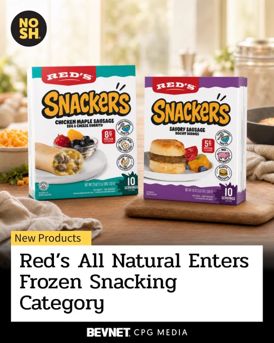 Red’s All Natural Enters Frozen Snacking Category