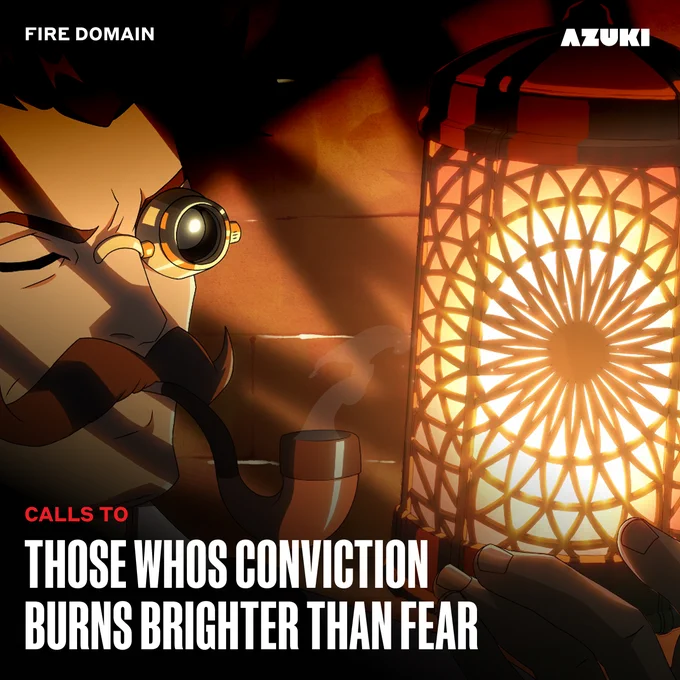 Illustration of a character holding a glowing lantern, symbolizing conviction. The scene is warm and dramatic with an inspiring quote overlay.