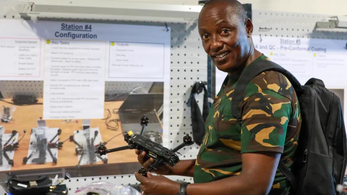 multinational planners for exercise Justified Accord visited the 173rd Bayonet Innovation Team lab