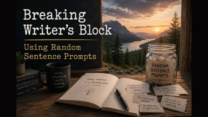 Use Random Sentence Prompts to Break writer's block