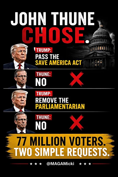 John Thune chose meme