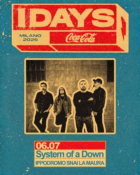 Pure sonic chaos is coming to Italy. System of a Down are officially set to headline I-Days Milano for an exclusive, high octane performance. Do not miss the chance to hear these legendary anthems live.