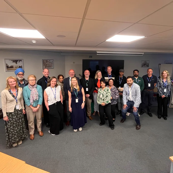 Group shot of governors at networking event