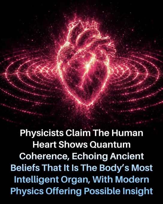 🧠 WHAT IF YOUR HEART KNOWS MORE THAN YOU THINK?

Scientists have discovered that the heart does far more than pump blood. It creates the body's strongest electromagnetic field and constantly communicates with the brain.

Some researchers believe this connection may help explain intuition, emotions, and those strange moments when your heart seems to "know" something before your mind does.

The deeper scientists look, the more mysterious the human heart becomes. Could it be playing a bigger role in our thoughts and decisions than we ever imagined?

Source:
McCraty, R., Atkinson, M., Tomasino, D., & Bradley, R. T. Heart–brain interactions, psychophysiological coherence, and the emergence of system-wide order. Institute of HeartMath.