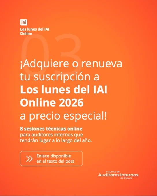 La imagen contiene texto: “Adquiere o renueva tu suscripción a Los lunes del IAI Online 2026 a precio especial”.