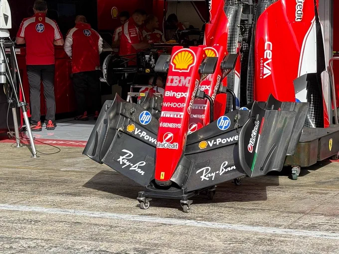 Formula 1 - Spanish Grand Prix 2026 - Scuderia Ferrari SF26 - Old front wing