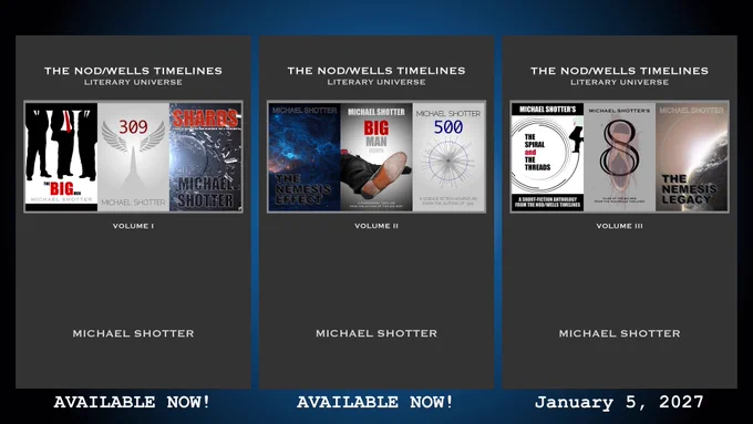 The Nod/Wells Timelines omnibus editions by Michael SHotter