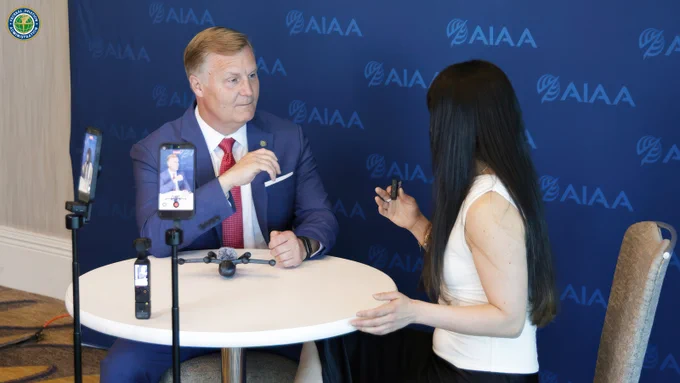 Deputy Administrator Chris Rocheleau attends the AIAA Aviation forum in San Diego, CA.