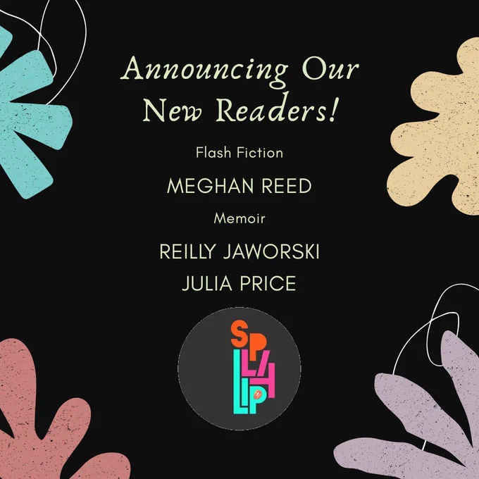 Canva post announcing new readers to our staff. 