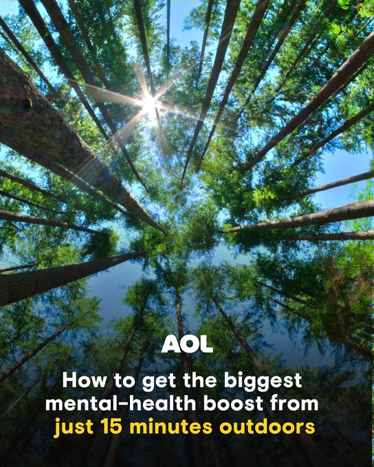 mental health boost from the outdoors