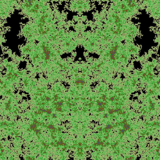A randomly generated pattern