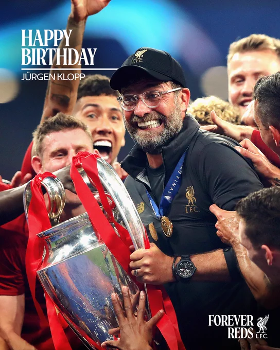 Happy birthday, Jürgen Klopp!

Forever Reds.