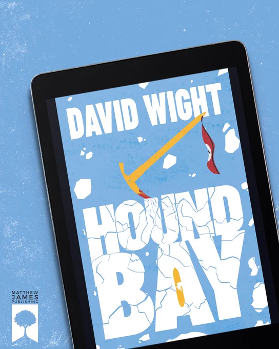Cover of Hound Bay displayed on a kindle