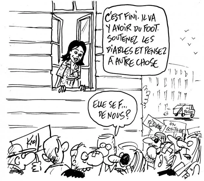 Caricature de Kroll dans Le Soir, 6 juin 2026.