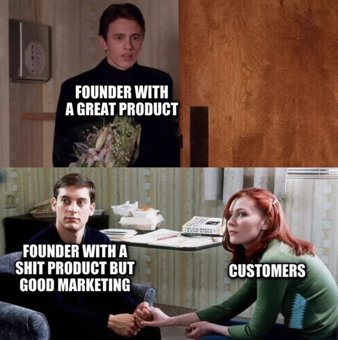 Marketing is just being where the customers are