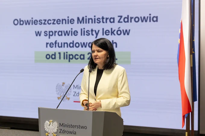 Na zdj. wiceminister zdrowia Katarzyna Kacperczyk.