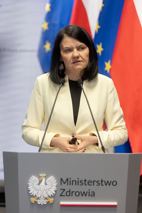 Na zdj. wiceminister zdrowia Katarzyna Kacperczyk.