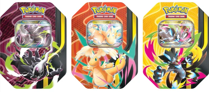Pokemon TCG Mega Forces Tins