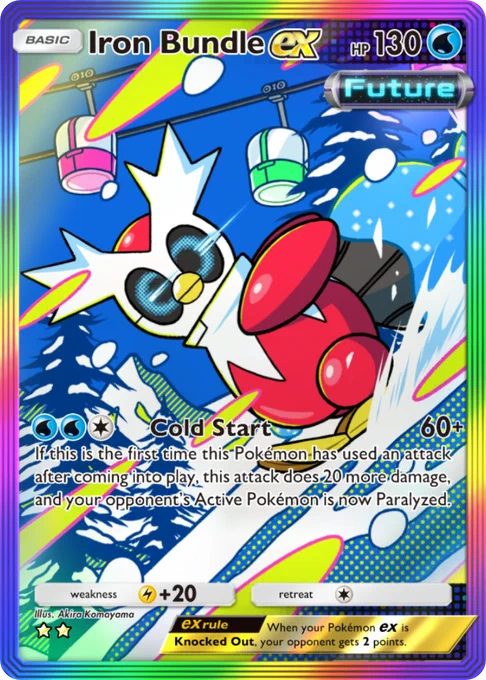 Iron Bundle ex (Paradox Drive 89) Special illustration rare card Illus. Akira Komayama
