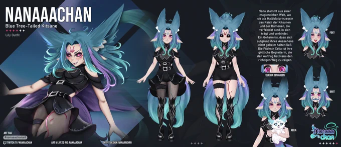 #GerVtuber #art #live2d #commissions #foxvtuber #fox # fuchsvtuber #kitsune #streaming #twitch #vtuber #envtuber #vtuberuprising #refsheet #anime #fantasy