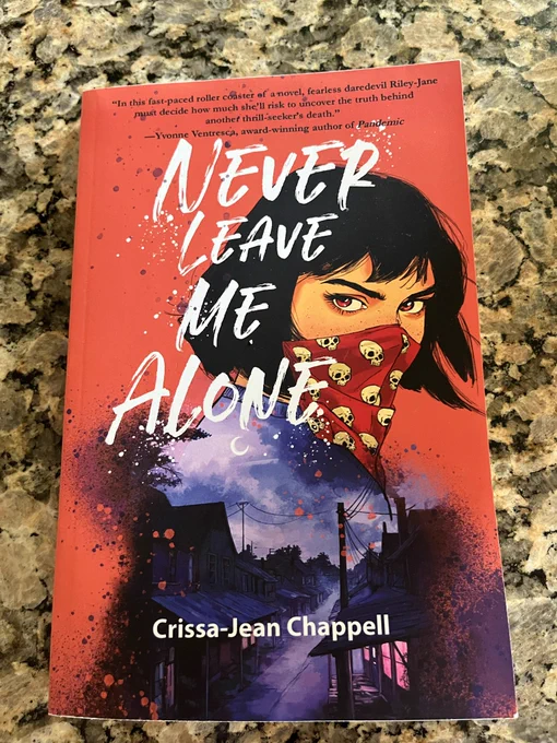 Cover art for Never Leave Me Alone by Crissa-Jean Chappell