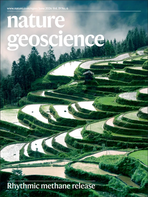 Rhythmic methane release

Photo of rice terraces in Congjiang County of China, where daytime radial oxygen loss from rice roots is actively driving oxic, abiotic methane production

Image: Zhongnan Lu, Chaoyang Zhao, and Guoqiang Zhao
Cover design: Alex Wing