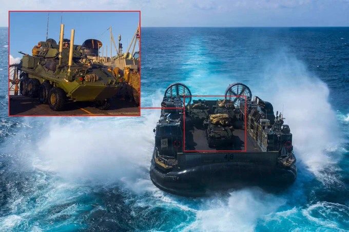 https://www.armyrecognition.com/news/navy-news/2026/u-s-navy-air-cushion-landing-craft-deploying-lav-25-vehicles-signals-expeditionary-warfare-posture-in-south-china-sea
