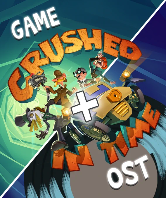 The Crushed In Time logo with the OST logo, presented as a "Game   OST" bundle
