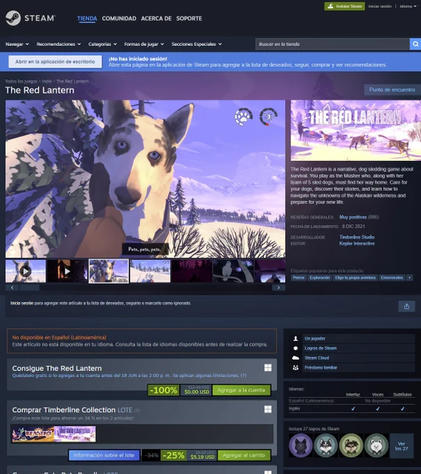 STEAM | Juego GRATIS: The Red Lantern