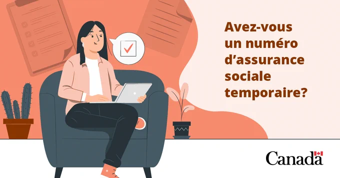 Avez-vous un numéro d’assurance sociale temporaire?

Personne utilisant un ordinateur portable.