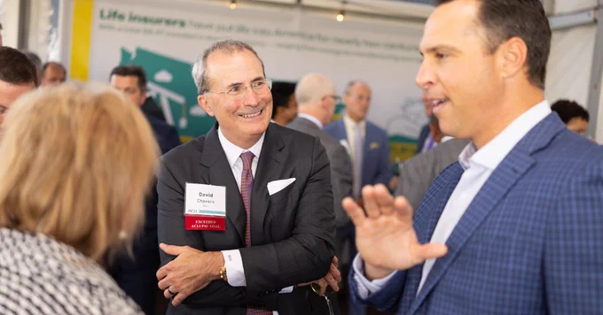 David Chavern with attendees of the ACLI Board Reception. 