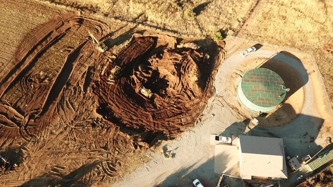 DWR provided over $3.5 million in funding through the DWR Small Community Drought Relief Grant Program to the Banning Heights Mutual Water Company for critical water system improvements, including a brand-new one-million-gallon reservoir. 