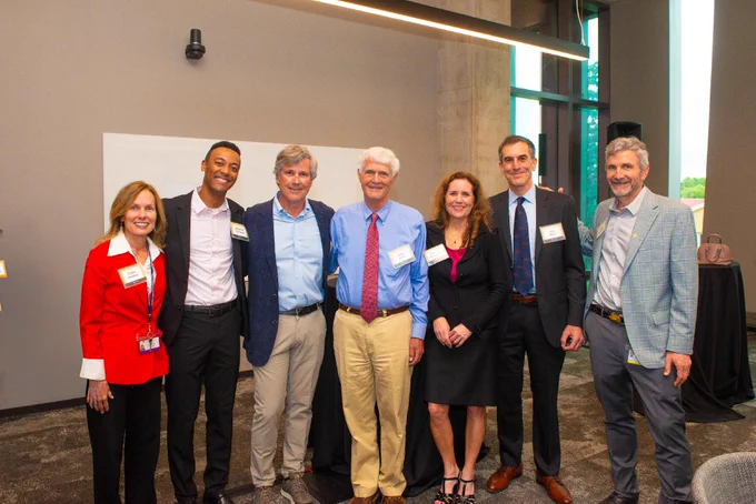 CU Anschutz Cancer Center leaders at the Dudley Family Endowed Chairs Celebration.
