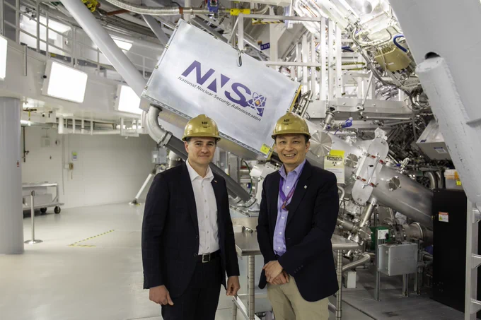 Napoli toured the National Ignition Facility, which is a cornerstone of the experimental element of stockpile modernization. Principal Associate Director for the National Ignition Facility and Photon Science Directorate Vincent Tang led the tour. 