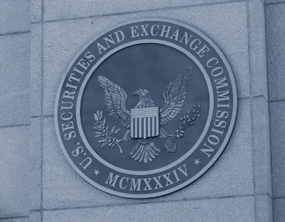 The SEC logo. 