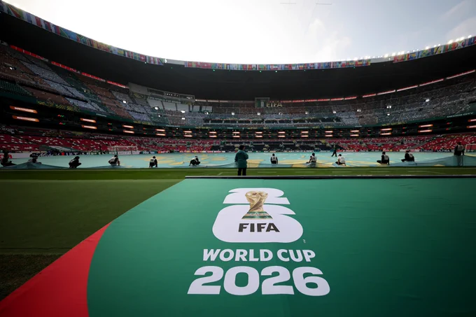 A general view inside Mexico City Stadium ahead of the FIFA World Cup 2026 opening game between Mexico and South Africa.